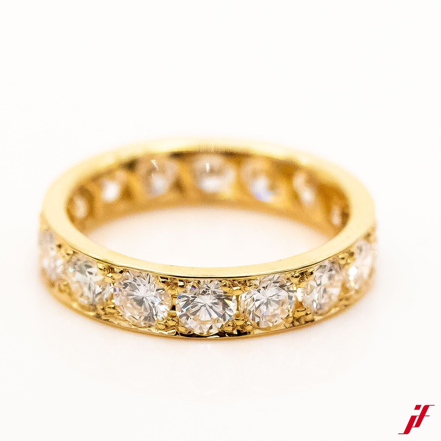 Memoire Ring 750/18K Gelbgold Diamanten zus. 2,70 ct H/SI Gr.49 - Wert 12.500€