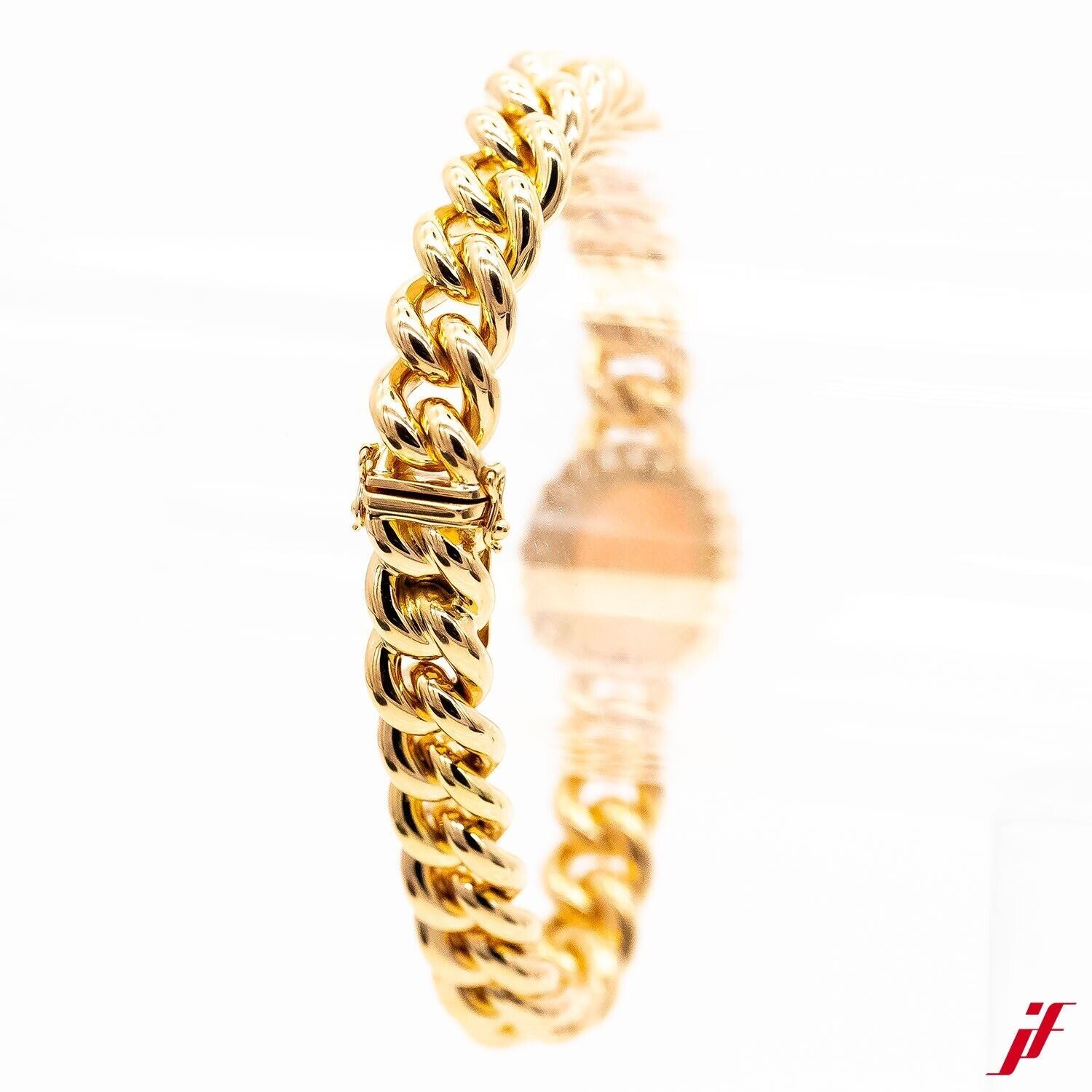 Armband 18K Gelbgold Koralle Diamanten ca. 1,0ct TW/VVS 20cm - Wert 28.000 €