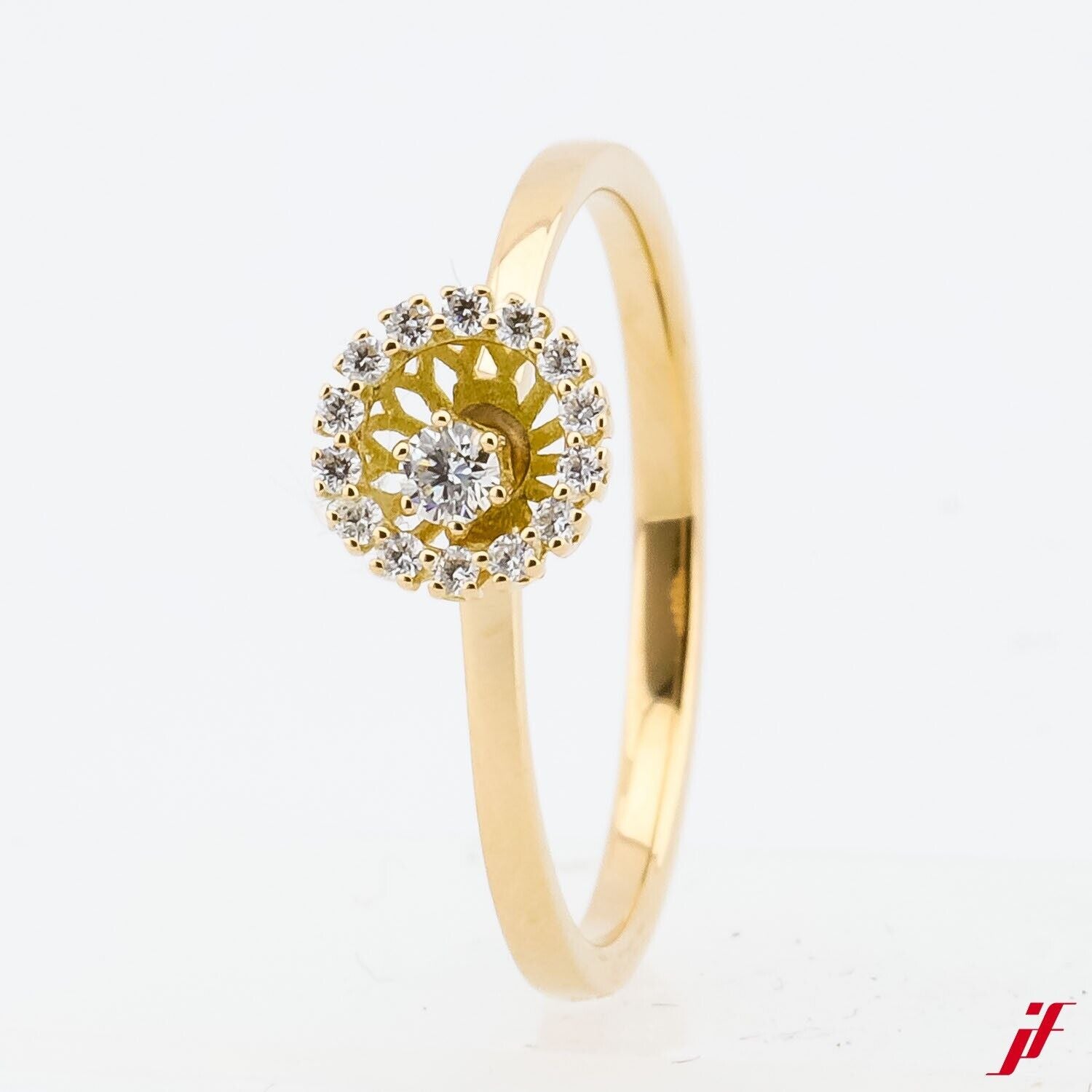 Jörg Heinz Ring 18K Gelbgold 0,25ct - Wert 2.500€