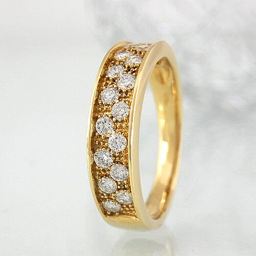 Ring 750/18K Gelbgold Diamanten Brillanten neu