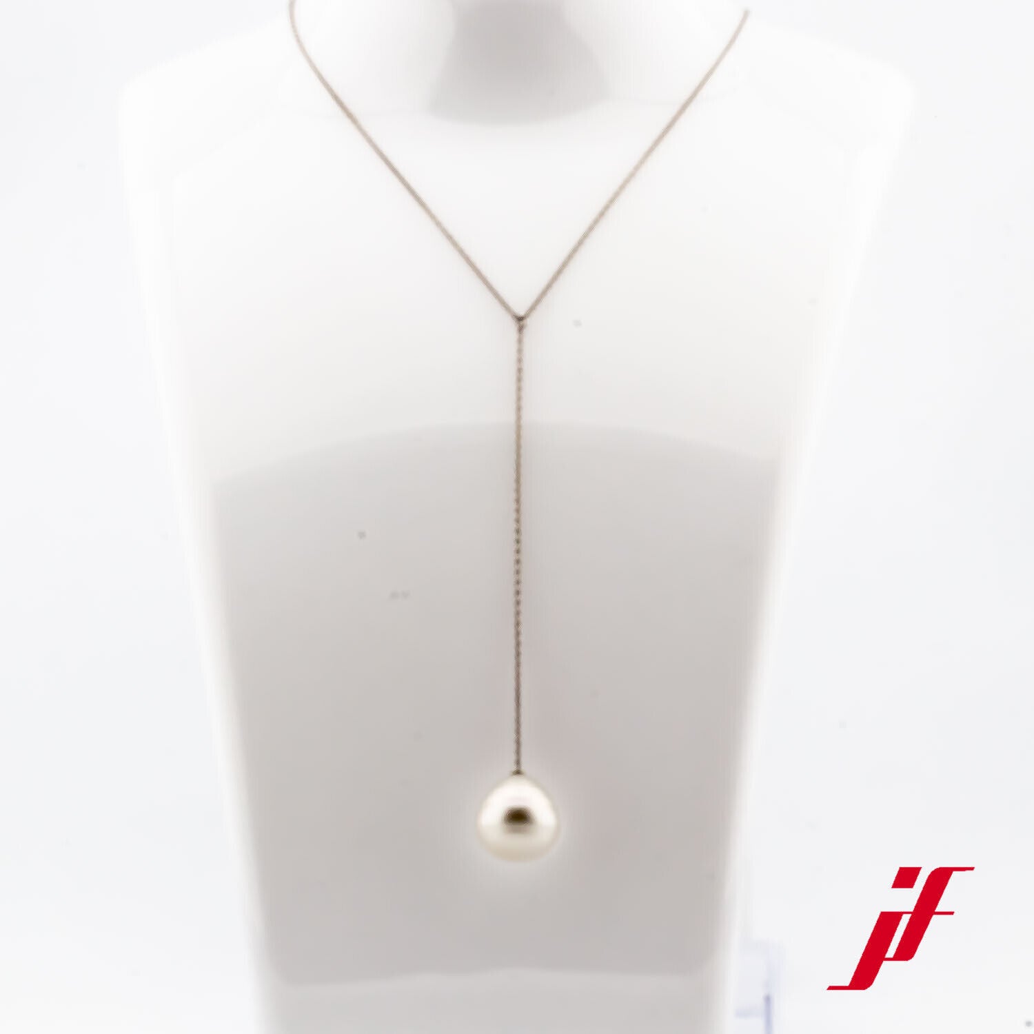 Collier 750/18K Weißgold 1 Südseeperle 45 cm TOP