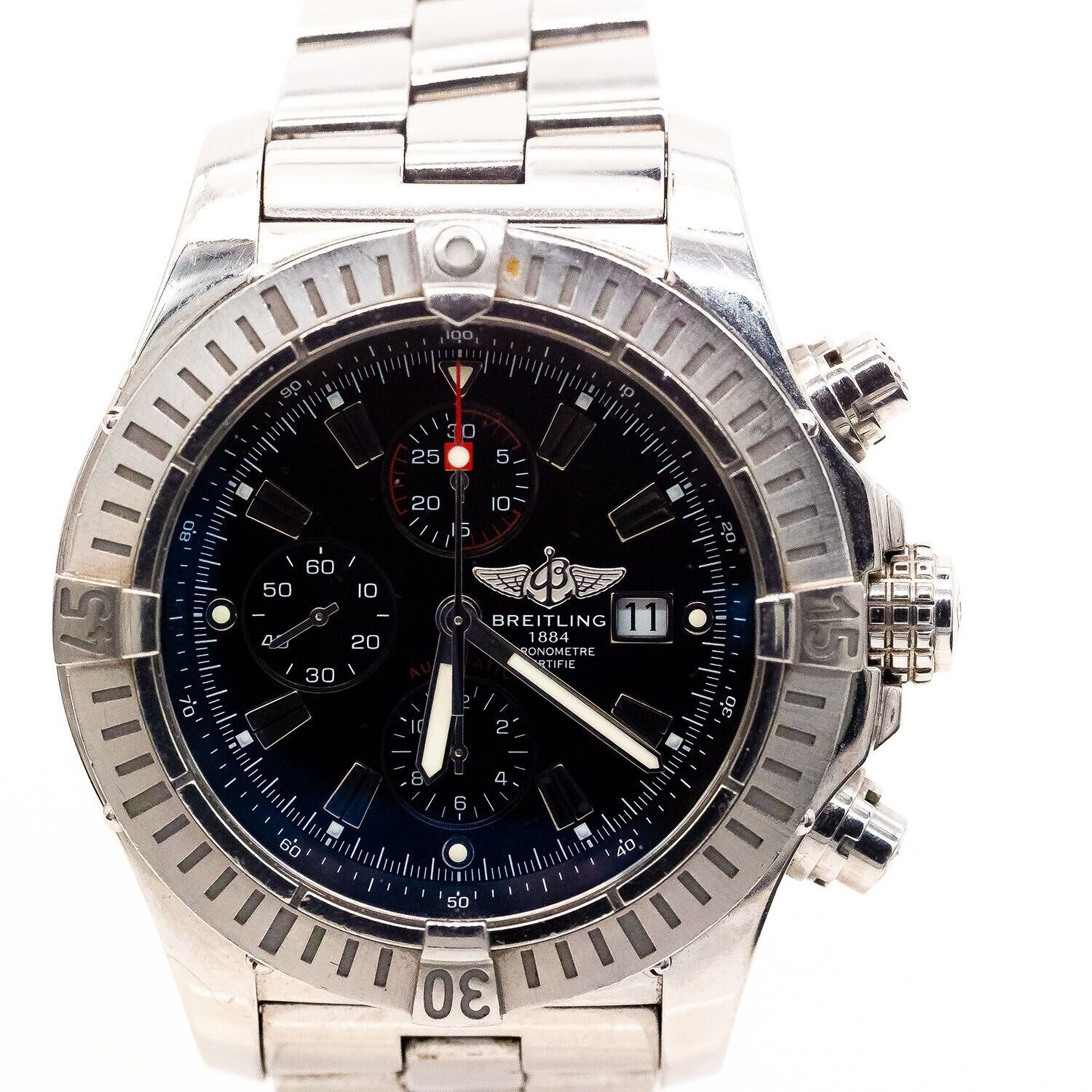 Breitling Super Avenger 48mm Ref.A1337011/B907 Stahl Automatik Full Set 2013