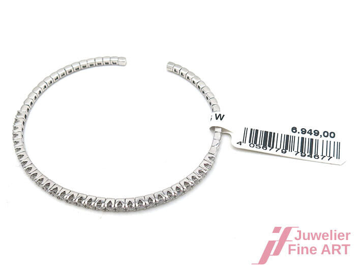 Armreif Weißgold 15 cm Innen Diamanten Brillanten Neu