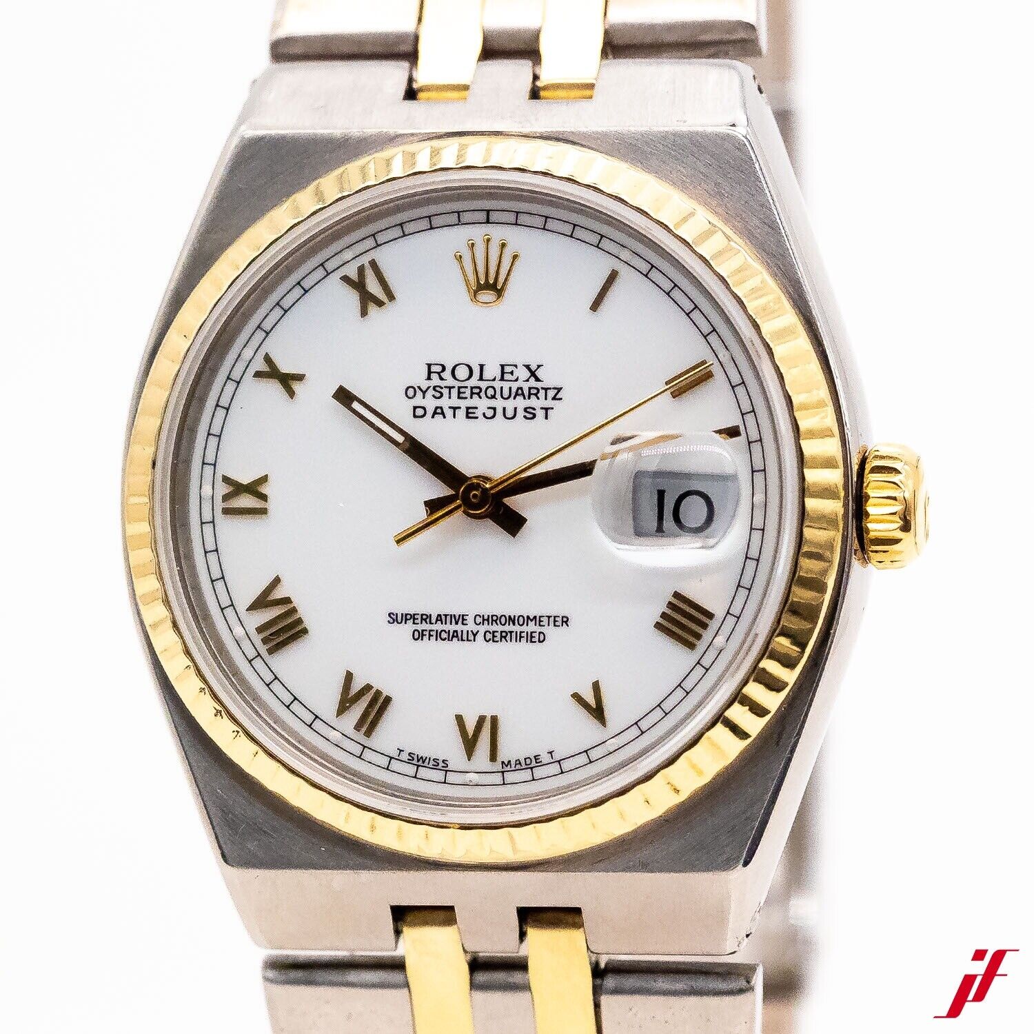 Rolex Datejust Oysterquarz 36mm Ref.17013 Edelstahl/Gelbgold Quarz