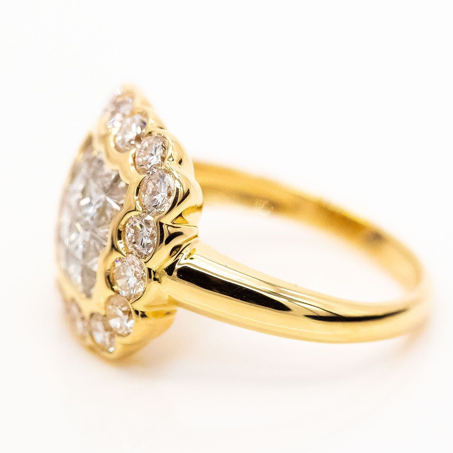 Ring 18K/750 Gelbgold Diamanten ca. 2,0ct W/SI-PI Gr.52 - Wert 3.600€