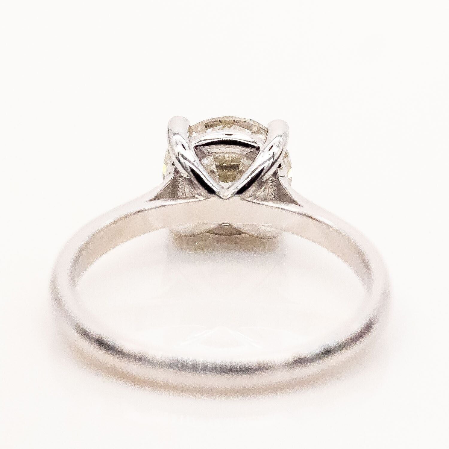 Ring Solitär 18K/750 Weißgold Diamant ca. 1,78ct M/PI2 Gr.54 - Wert 6.000€