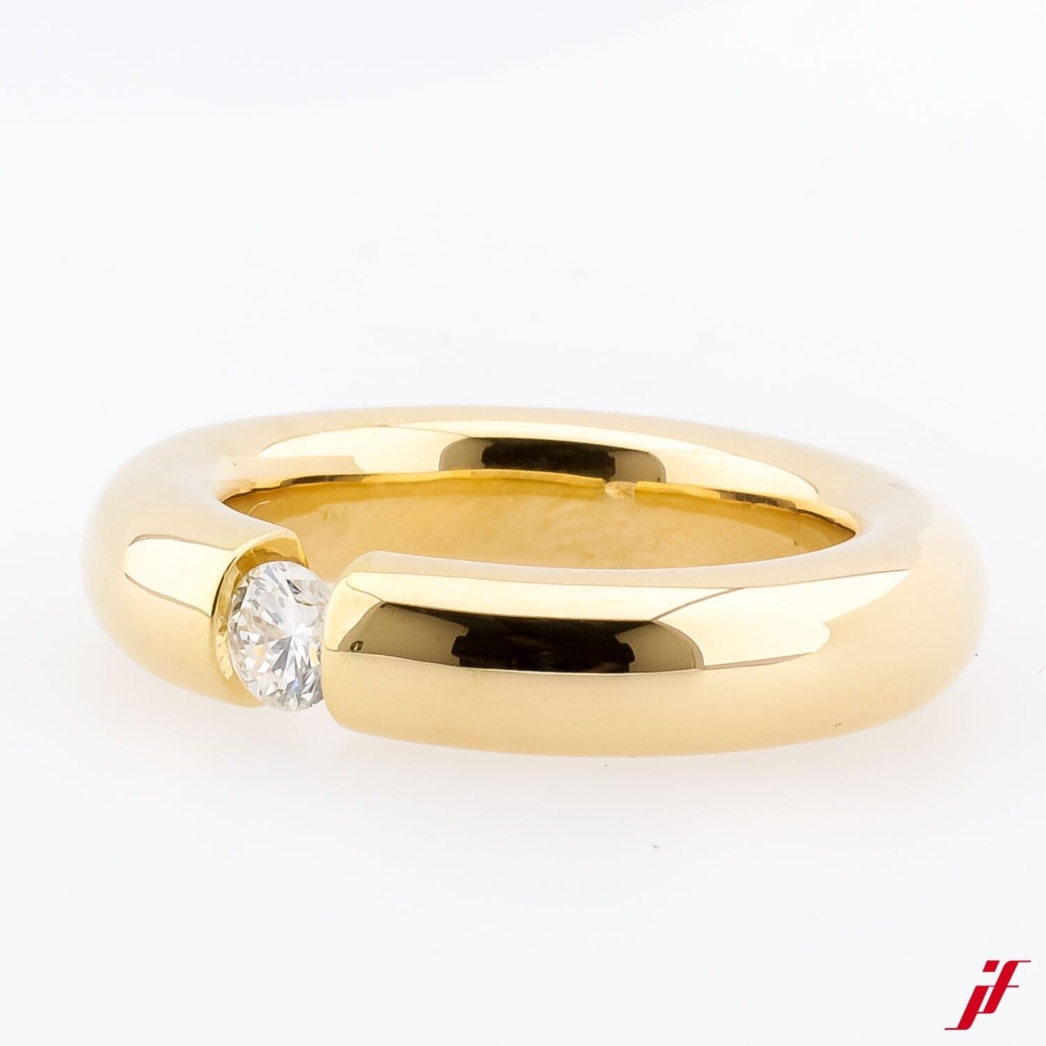 Solitärring 750/18K Gelbgold  1 Diamant Brillant 0,45 ct TW/VS  - Wert 5.500 €