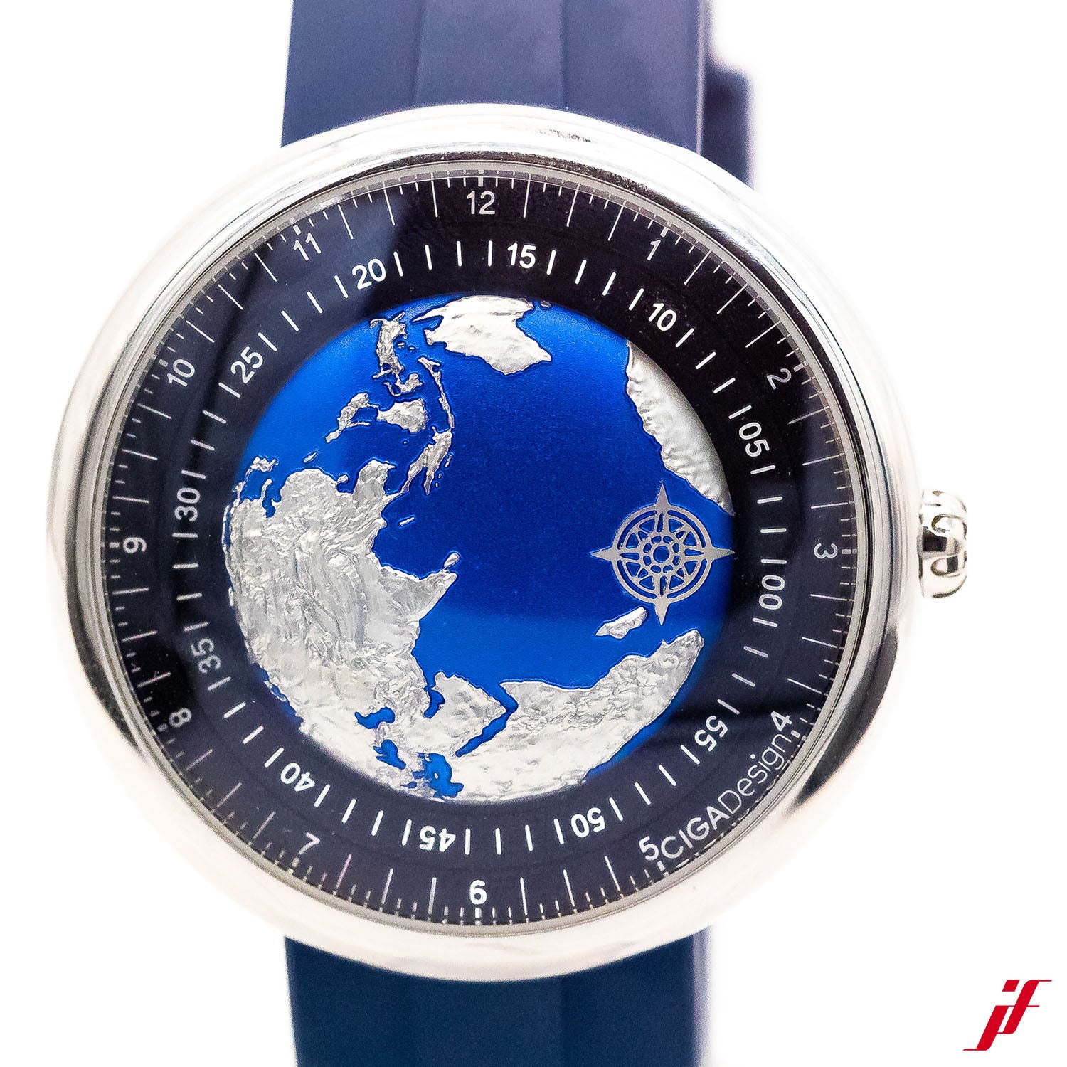 CIGA Design Blue Planet Ref.U031-TU04-W6U Titan Automatik Kautschuk Full Set