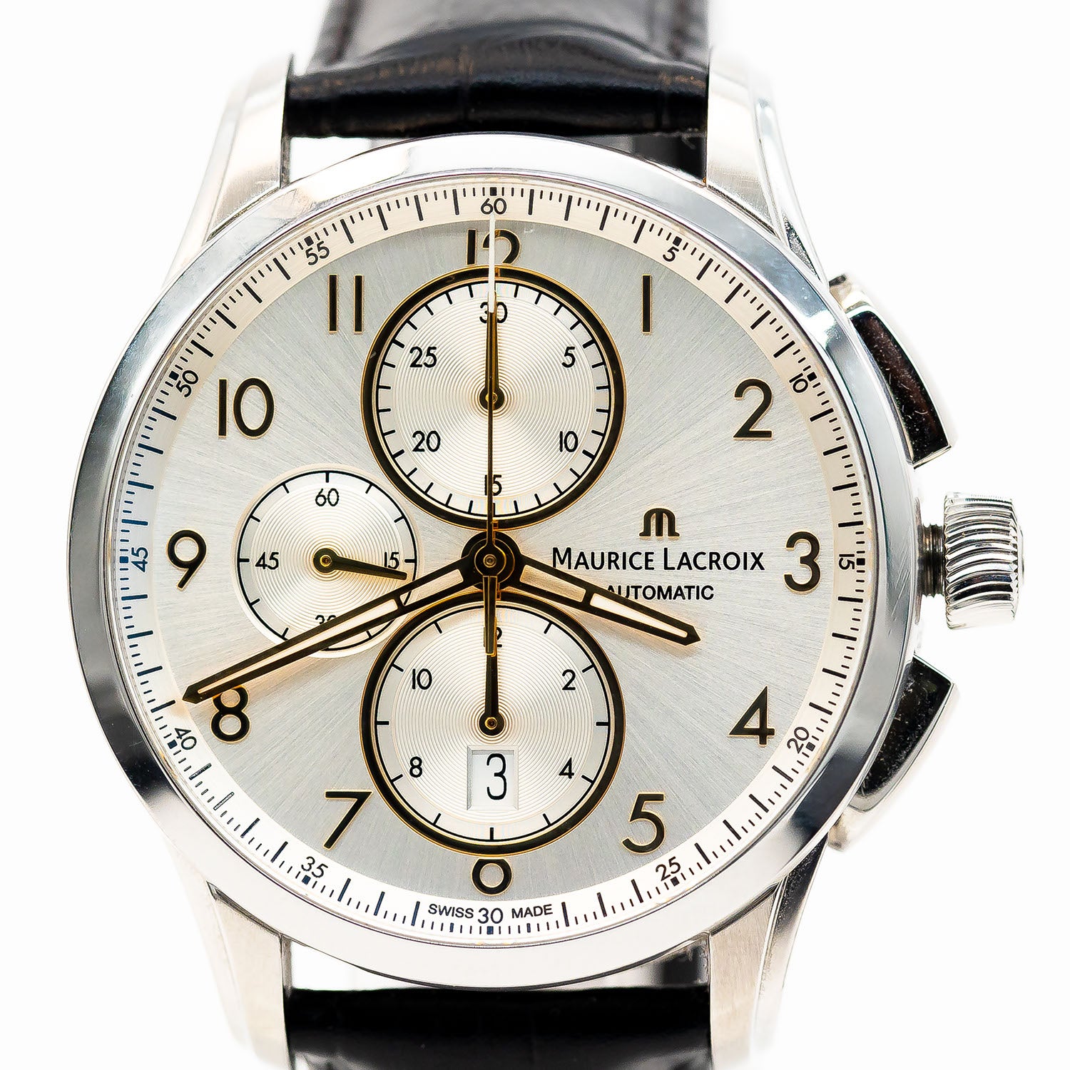 Maurice Lacroix Pontos Chronograph Ref.PT6388-SS001-220-2 43mm Automatik Croco