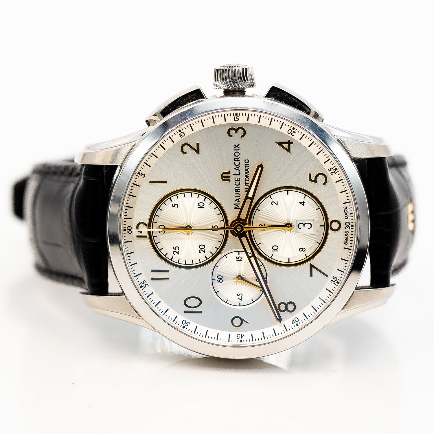 Maurice Lacroix Pontos Chronograph Ref.PT6388-SS001-220-2 43mm Automatik Croco