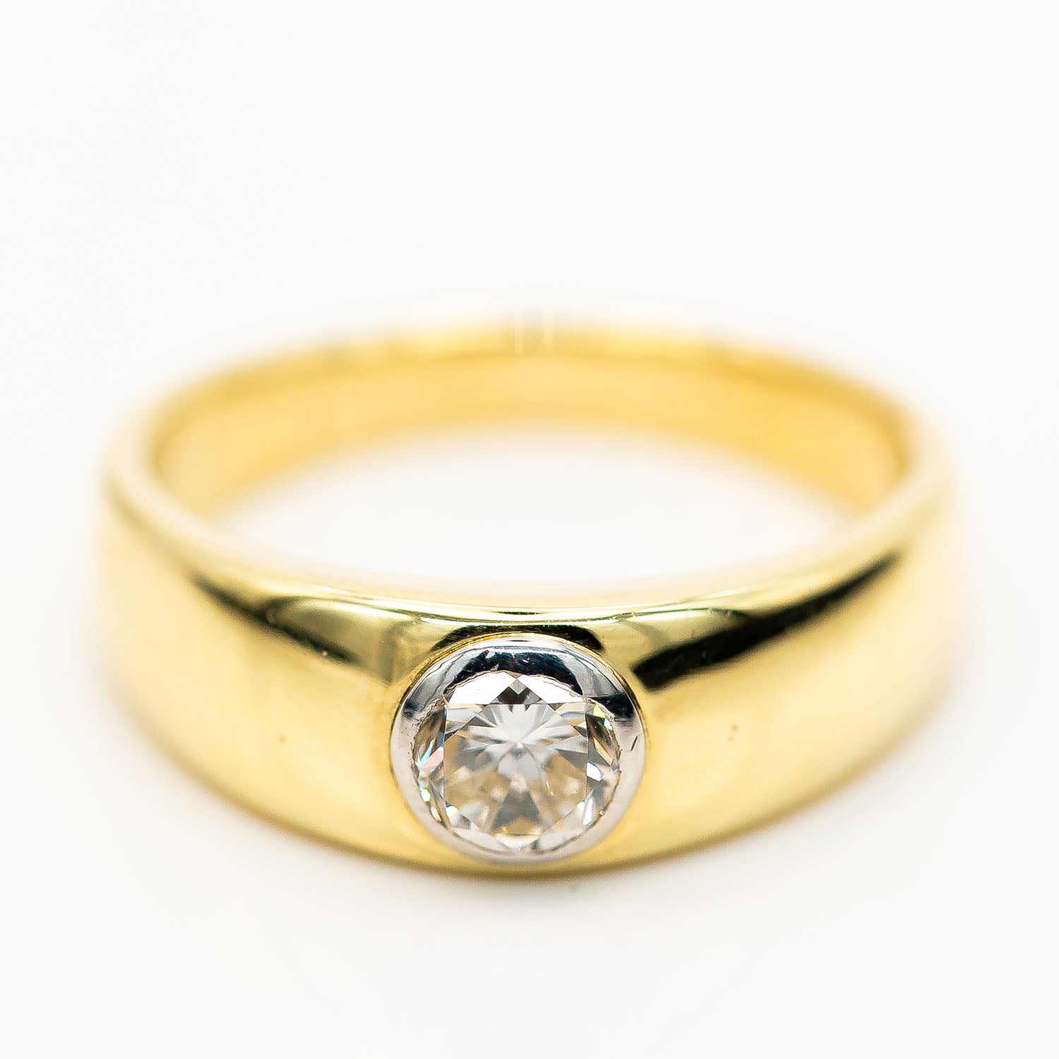 Ring 585/14K Gelbgold Diamant 0,5ct Gr.65 - Wert 5.000€