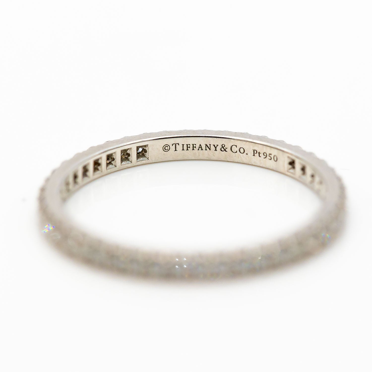 Tiffany & Co. Ring 950 Platin Diamant 0,17ct TW/VS Gr.57 - Wert 4.200€