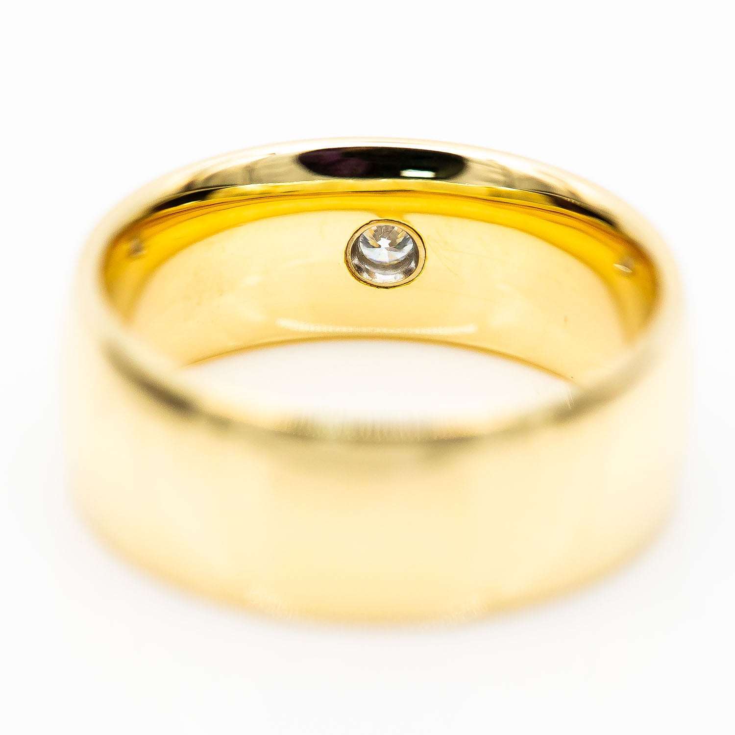 Ring Quinn 750/18K Gelbgold Diamant 0,15ct TW/VVS Gr.63 - 4.000€