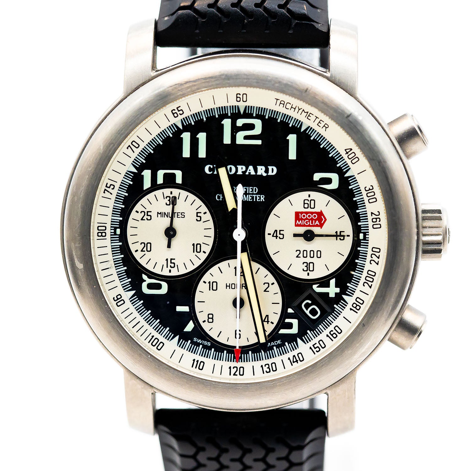 Chopard Mille Miglia Ref.8407 40mm Titan Kautschuk Automatik mit Box