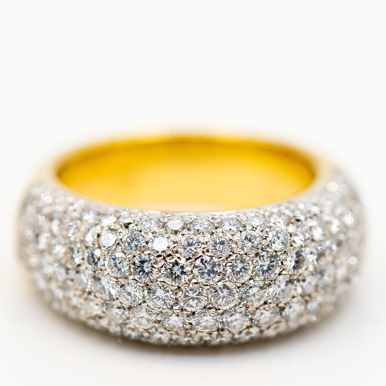 Ring 750/18K Gelbgold Diamant 3,0ct TW/VS Gr.52 - Wert 10.000€