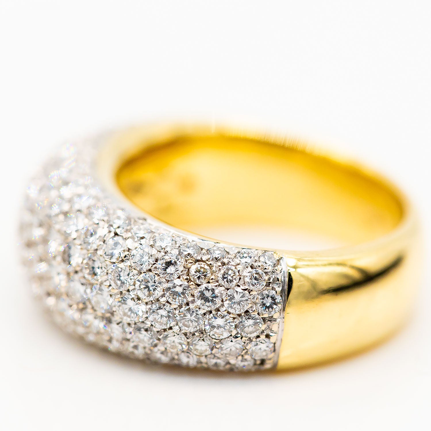 Ring 750/18K Gelbgold Diamant 3,0ct TW/VS Gr.52 - Wert 10.000€