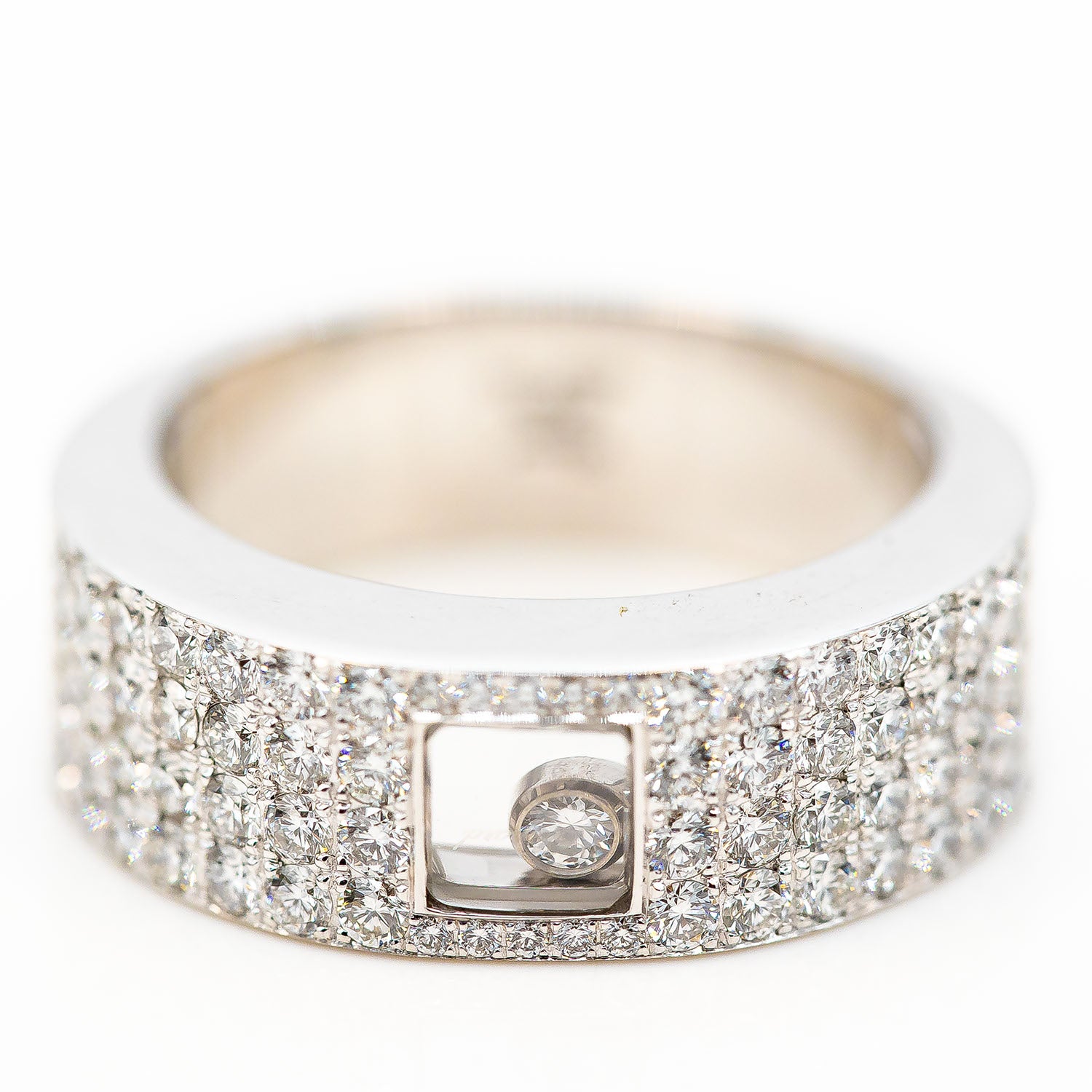 Chopard Ring 750/18K Weißgold 67 Diamant 1,62ct TW/VVS Gr.61