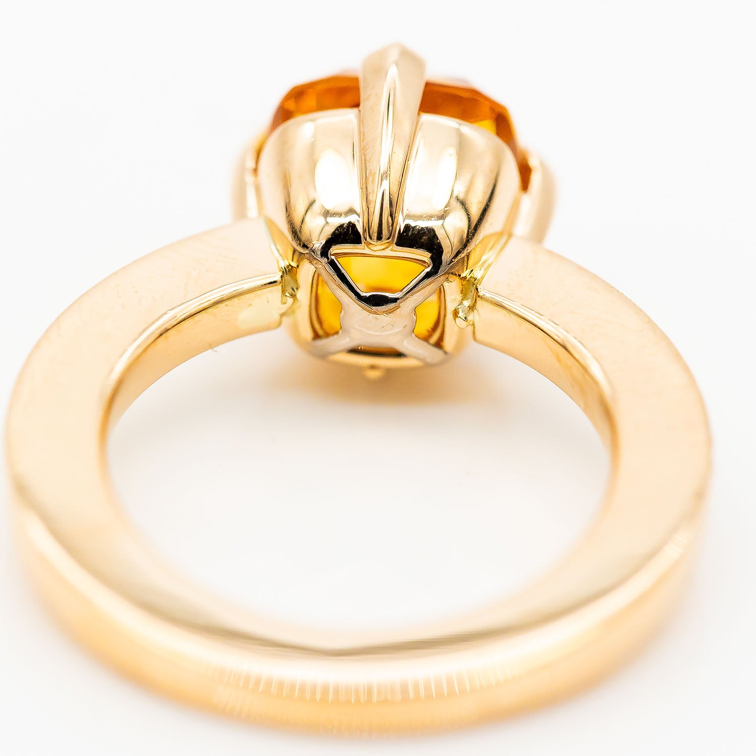 Ring 750/18K Roségold Citrin Diamant 0,32ct TW/VS Gr.52 - Wert 5.000€