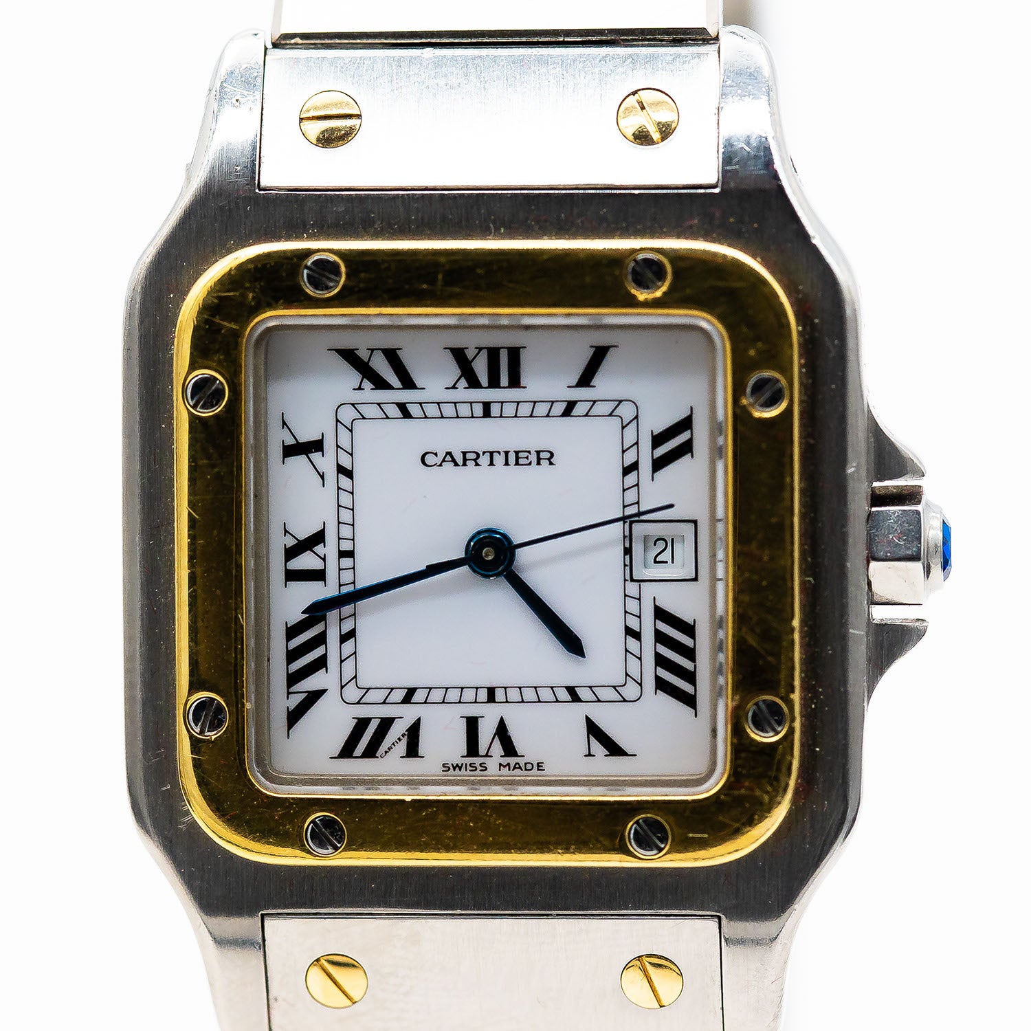 Cartier Santos 29mm Ref.2961 Edelstahl Gelbgold Automatik