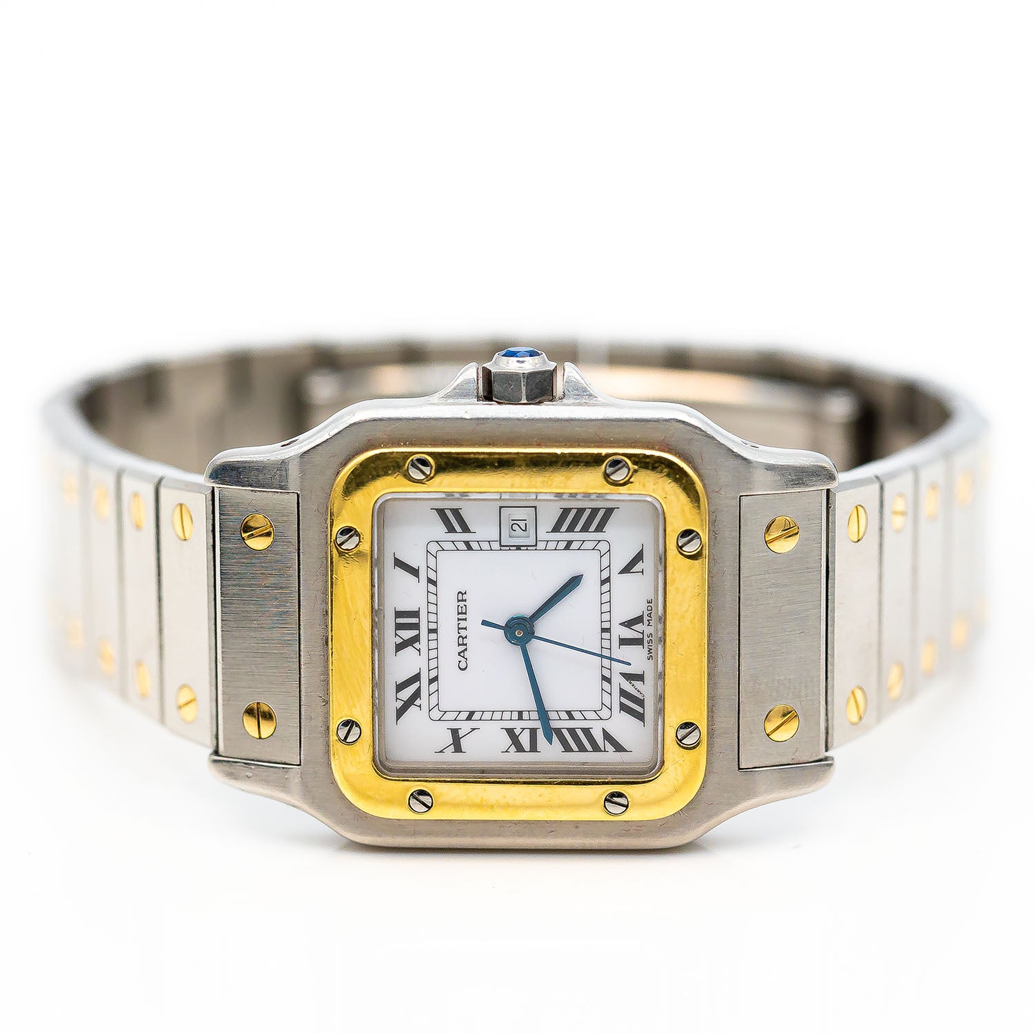 Cartier Santos 29mm Ref.2961 Edelstahl Gelbgold Automatik