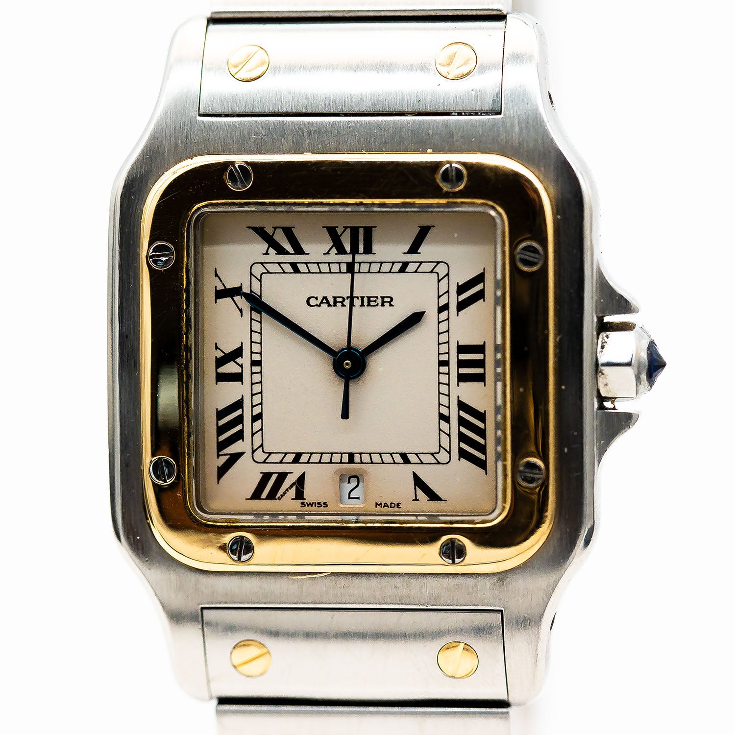 Cartier Santos 29mm Ref.187901 Edelstahl Gelbgold Quarz