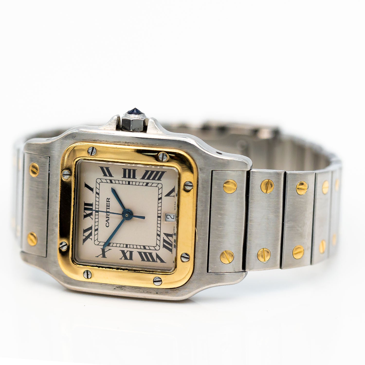 Cartier Santos 29mm Ref.187901 Edelstahl Gelbgold Quarz