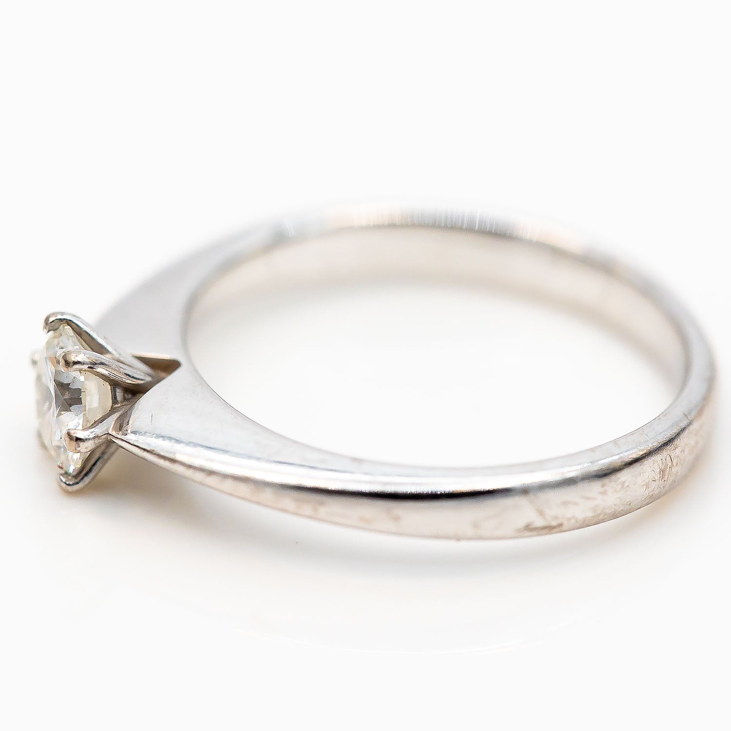 Wempe Ring Solitär 750/18K Weißgold Diamant 0,5ct G/SI Gr.54 - Wert 3.500€