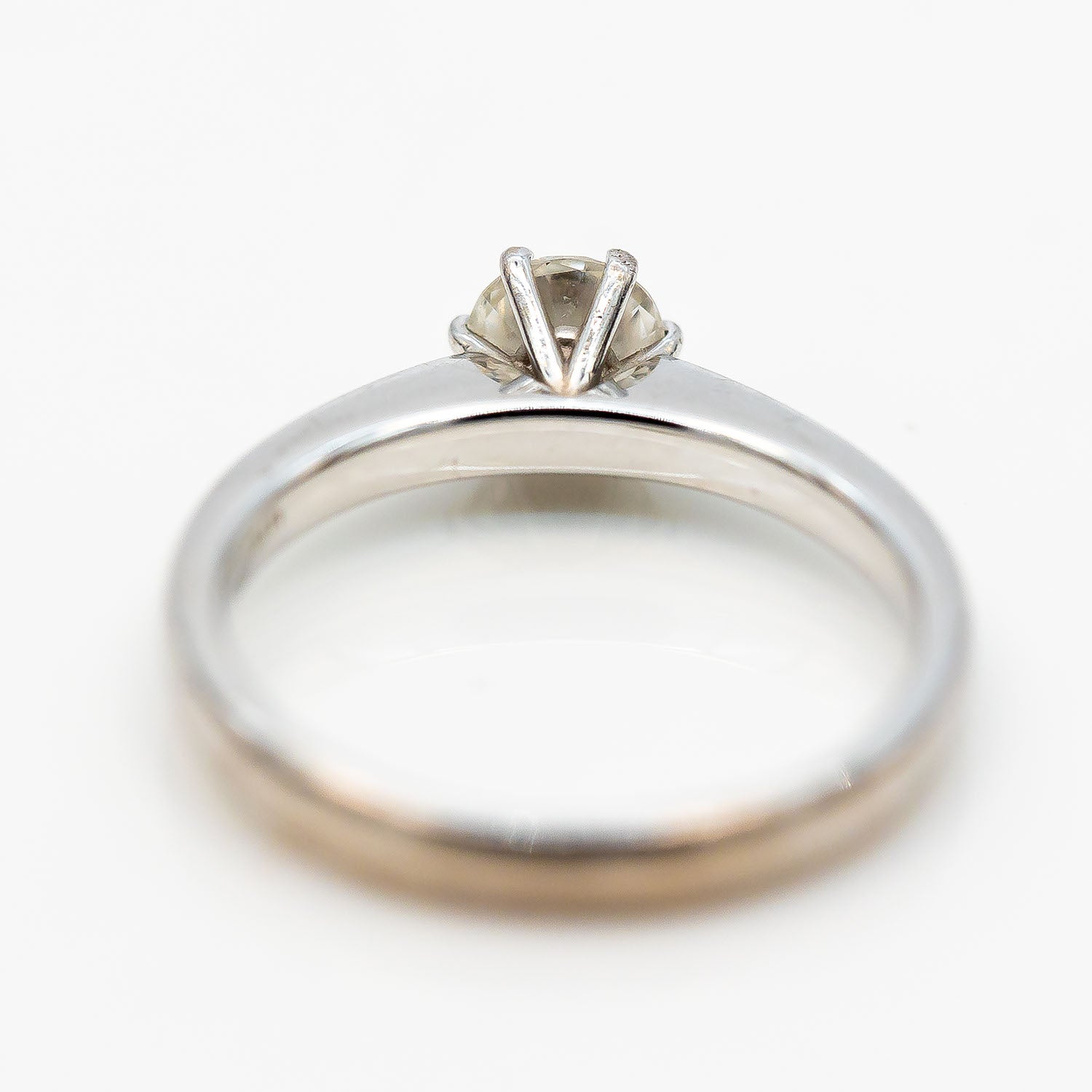 Wempe Ring Solitär 750/18K Weißgold Diamant 0,5ct G/SI Gr.54 - Wert 3.500€