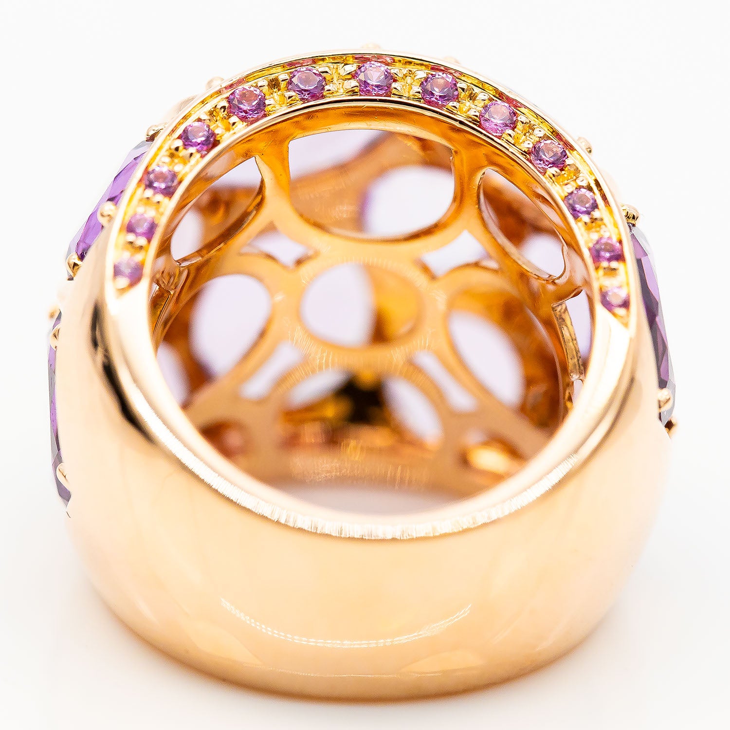 Ring 750/18K Roségold Amethyst Gr.54 - Wert 8.000€