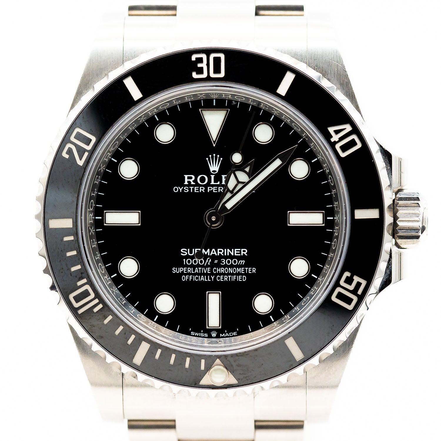 Rolex Submariner no Date 41mm  Ref.124060 Edelstahl Full Set 2023