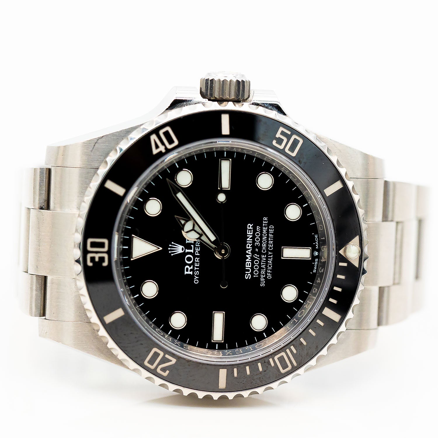 Rolex Submariner no Date 41mm  Ref.124060 Edelstahl Full Set 2023