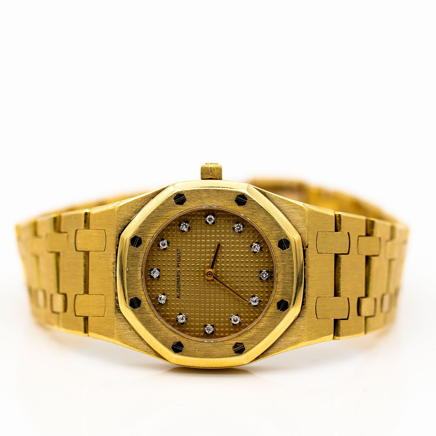 Audemars Piguet Royal Oak Lady 28mm Quarz 18K Gelbgold Diamant