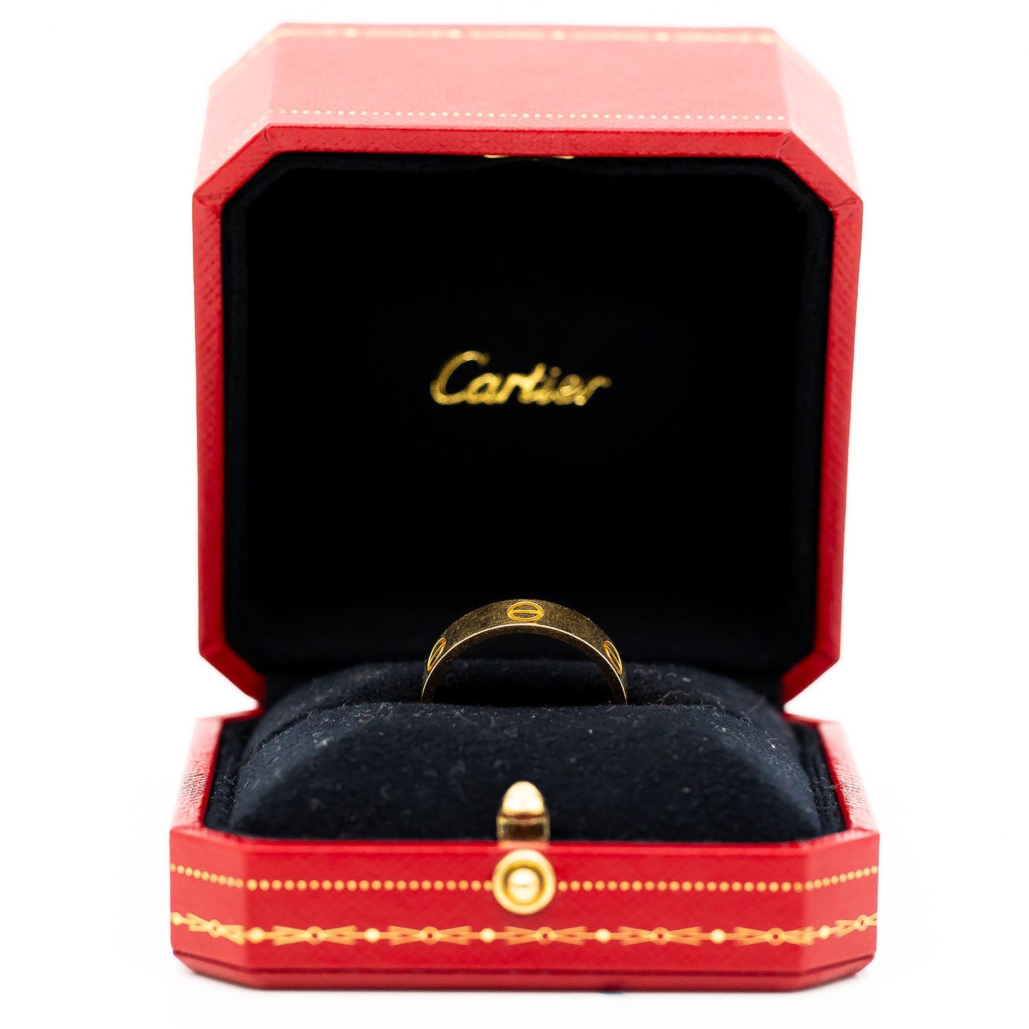 Cartier Love Ring 750/18K Gelbgold ohne Besatz Gr.63 Full Set