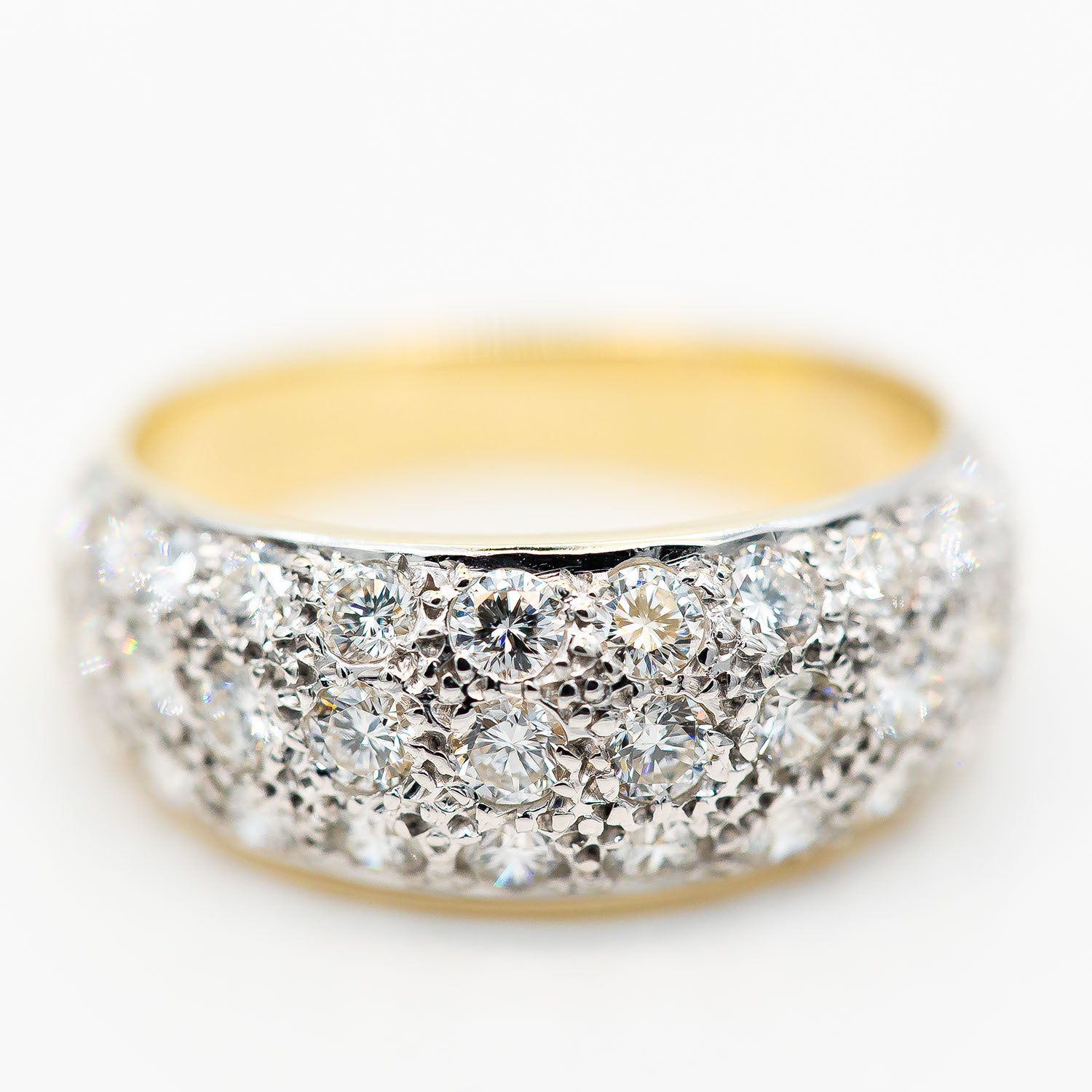 Ring 585/14K Gelbgold Diamant 1,89ct H/SI Gr.57 - Wert 6.000€