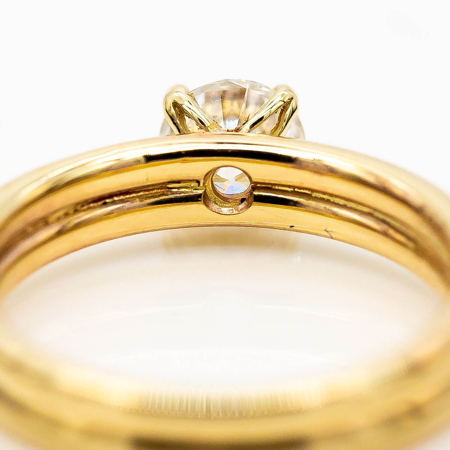 Solitär Ring 585/14K Gelbgold Diamant 0,75ct TW/VS Gr.53 - Wert 6.000€