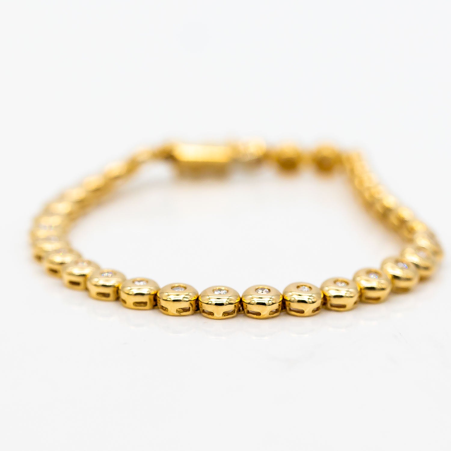 Armband 750/18K Gelbgold Diamant 1,30ct TW/SI - Wert 7.000€