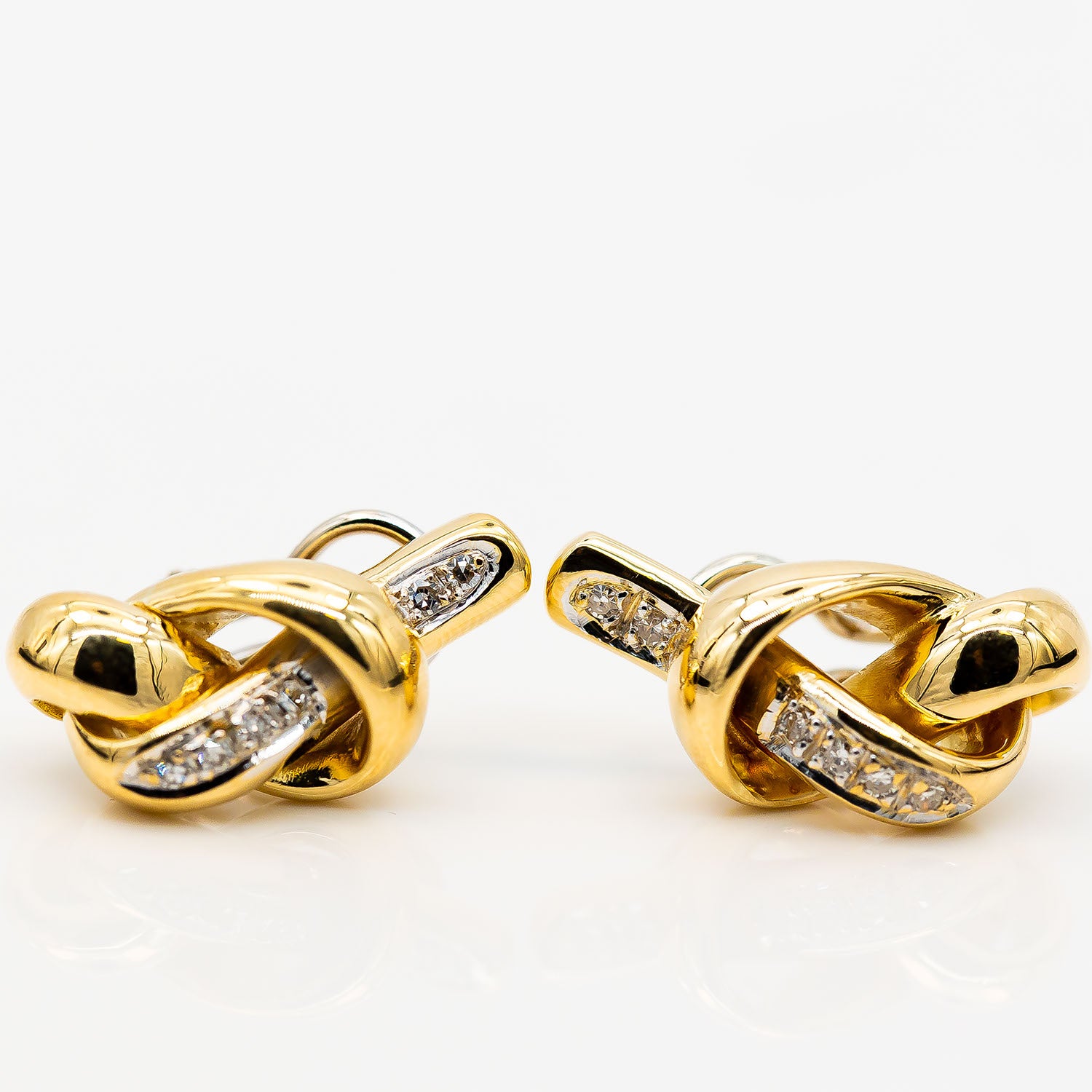 Clip-On 750/18K Gelbgold Diamant 0,2ct TW/VS - Wert 6.000€