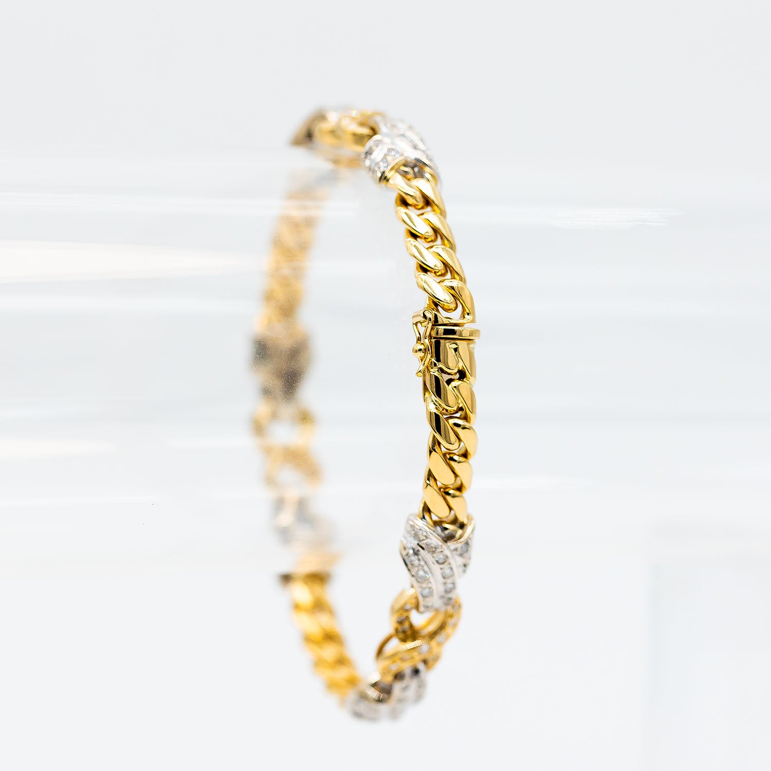 Armband 750/18K Gelbgold Diamant 2,0ct TW/VS - Wert 10.000€