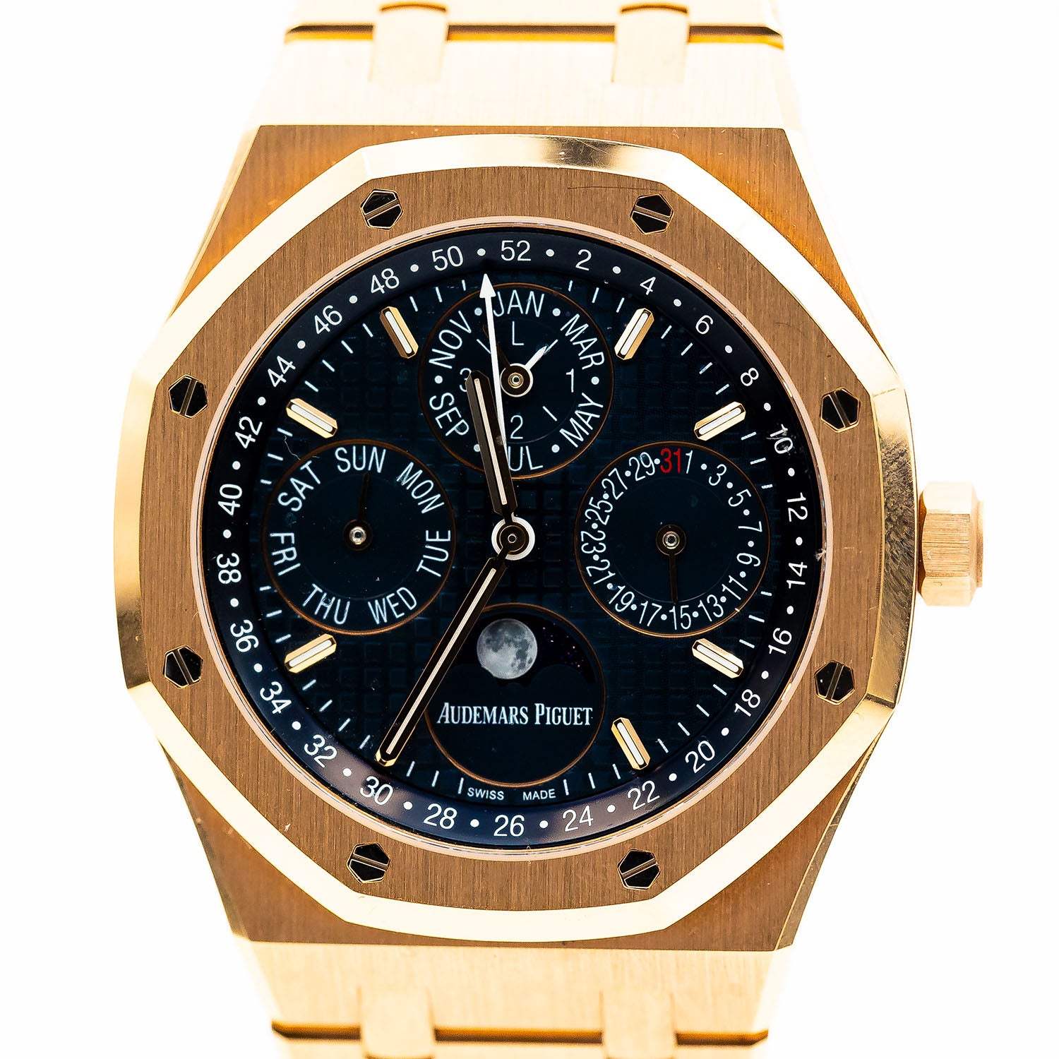 Audemars Piguet Royal Oak Perpetual Calendar Ref.26574OR.OO.1220OR.02 Roségold Automatik mit Box