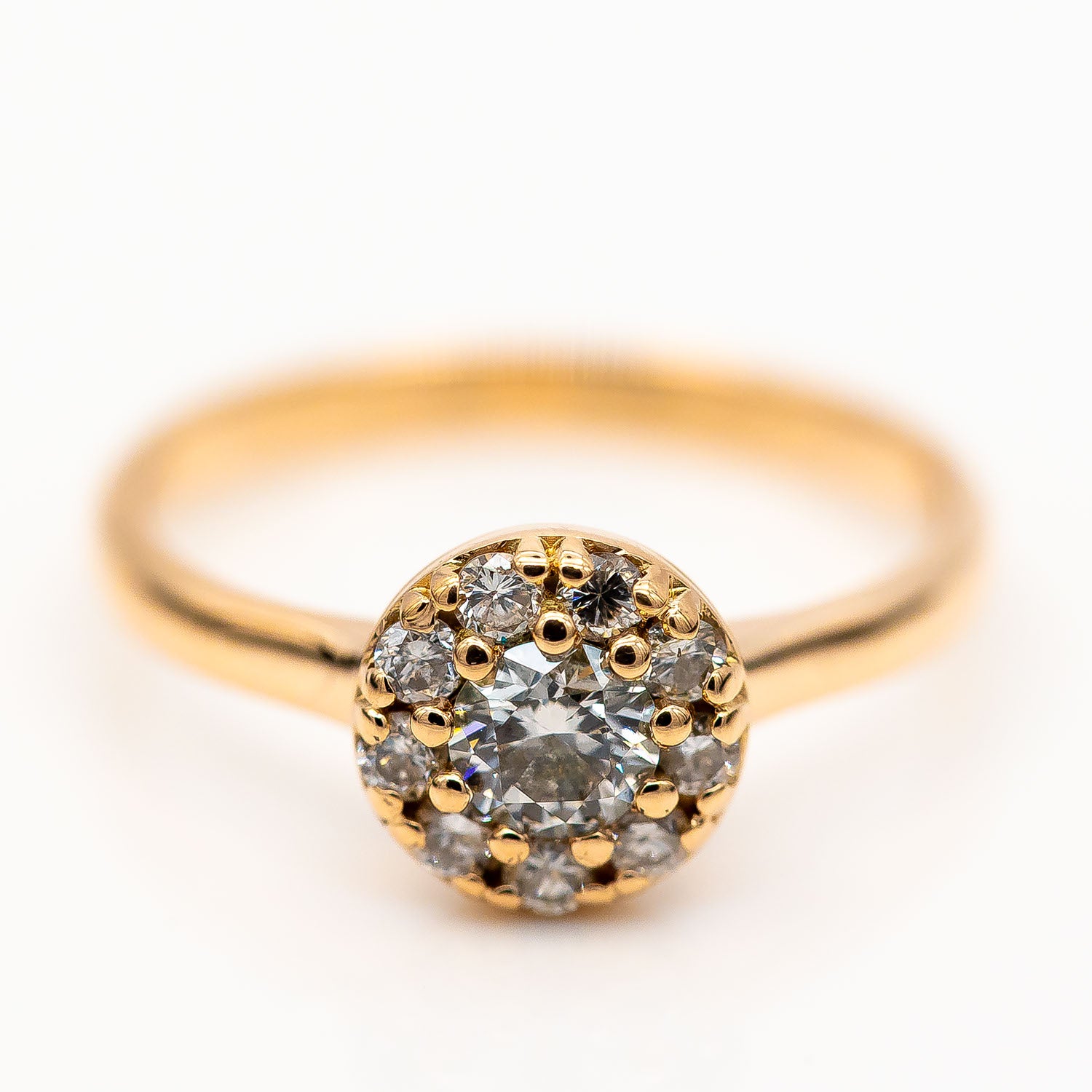 Ring 585/14K Rosegold Diamant 0,50ct H/SI Gr.50 - Wert 1.400€