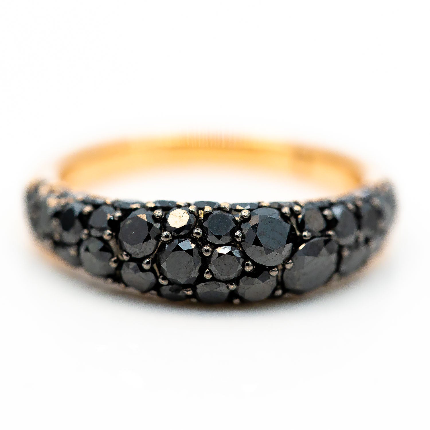 Artur Ring 750/18K Roségold Schwarz Diamant 2,31ct Gr.54 - Wert 6.300€