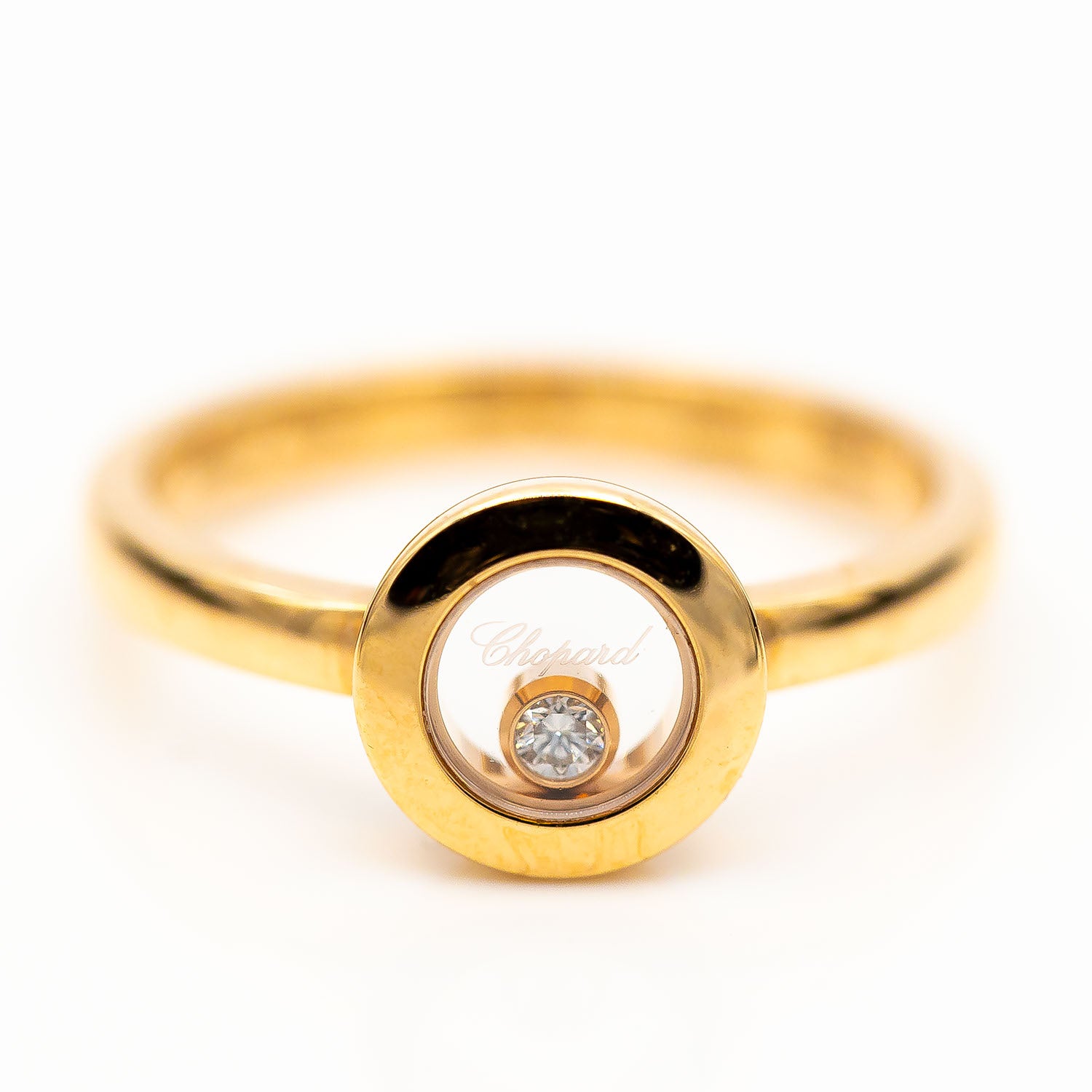 Chopard Happy Diamonds Ring 750/18K Roségold Diamant 0,05ct Gr.55 - NP 2.260€