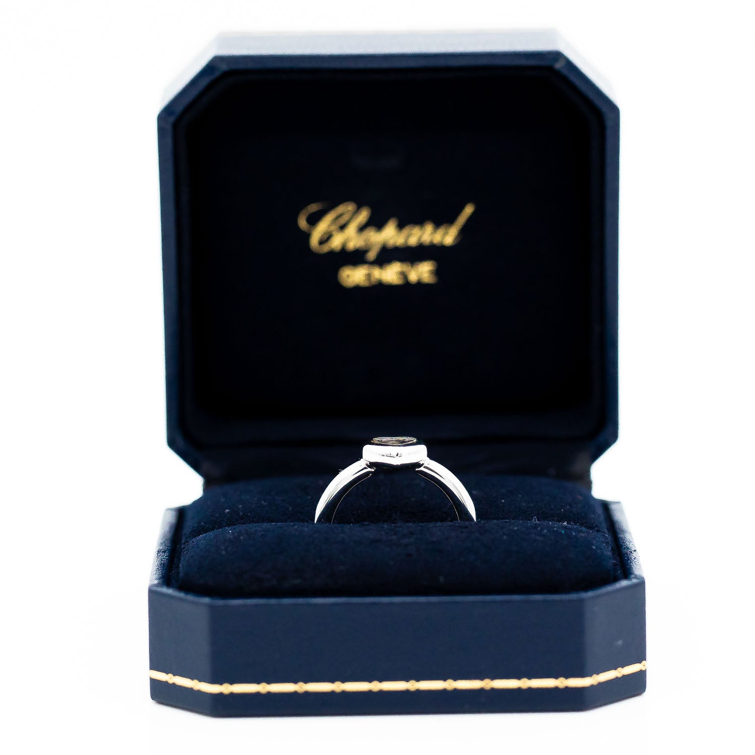 Chopard Happy Diamonds Ring 750/18K Weißgold Diamant 0,05ct TW/VS Gr.55 Full Set