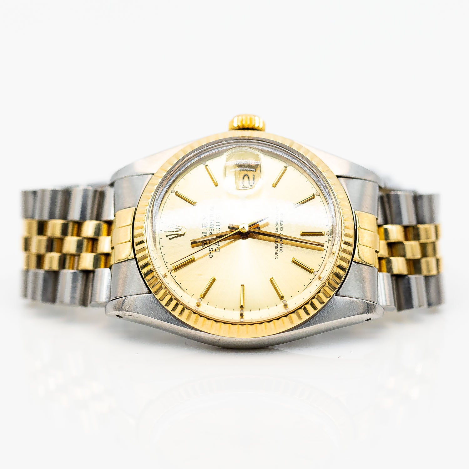 Rolex Datejust 36m Ref.16013 Stahl/Gold Automatik