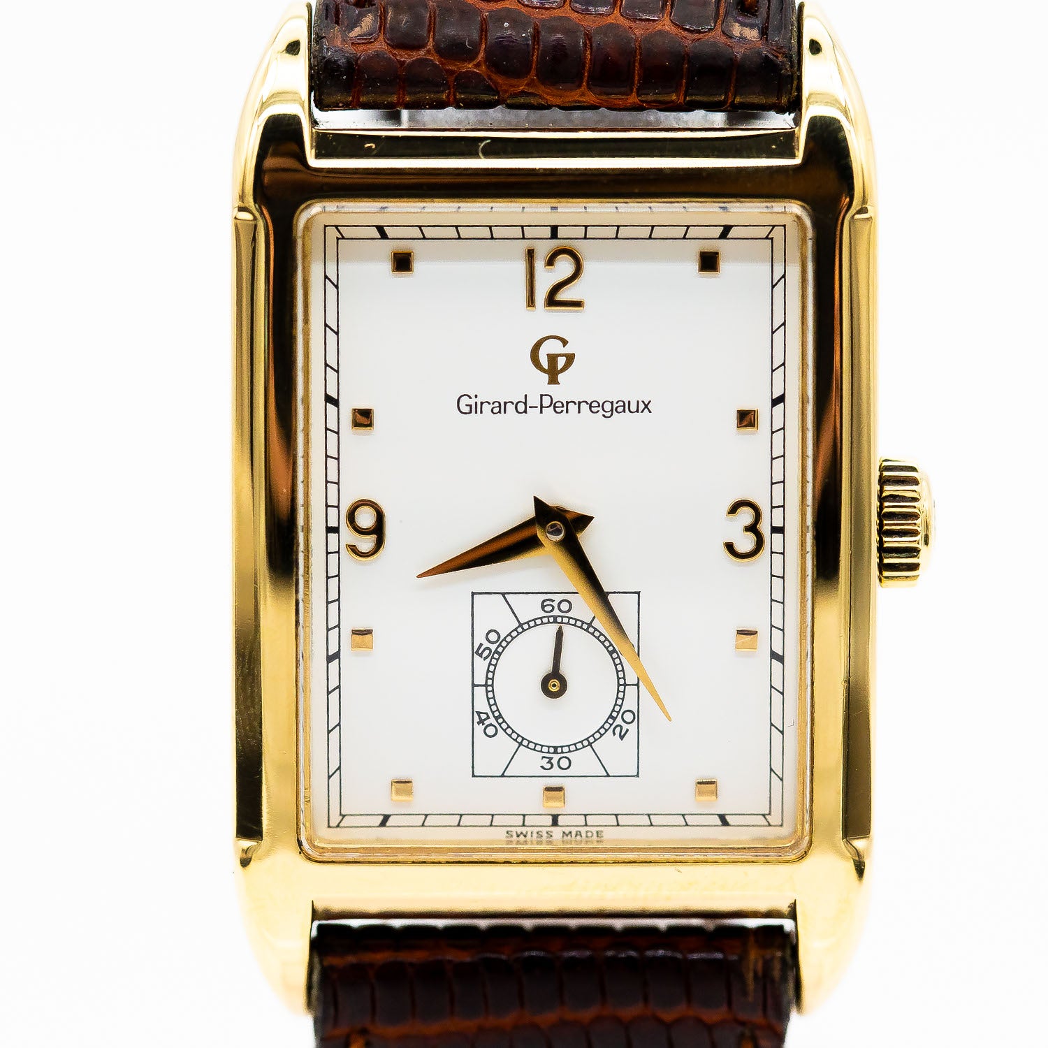 Girard Perregaux 27mm Ref.4961 Gelbgold Croco Handaufzug