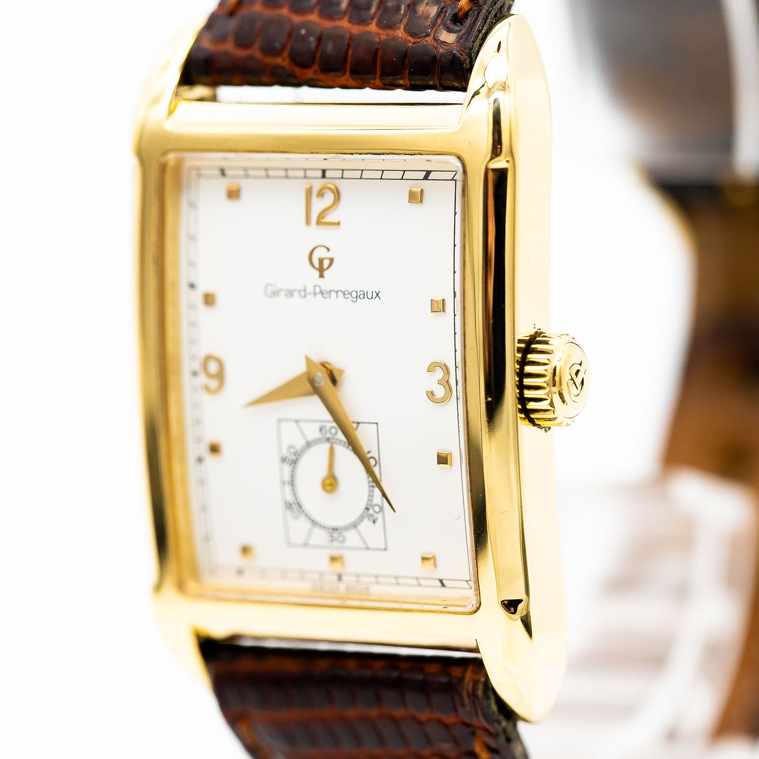 Girard Perregaux 27mm Ref.4961 Gelbgold Croco Handaufzug