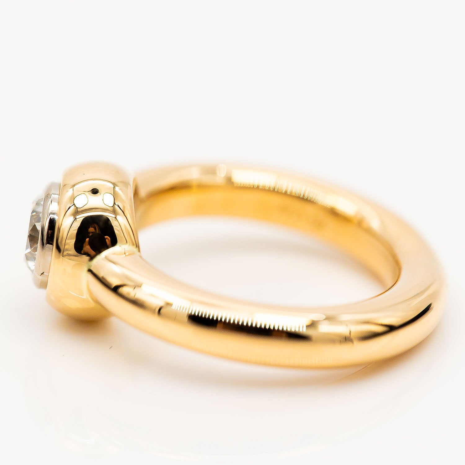 Ring 750/18K Gelbgold Diamant ca. 0,70ct H/SI Gr.53 - Wert 7.000€