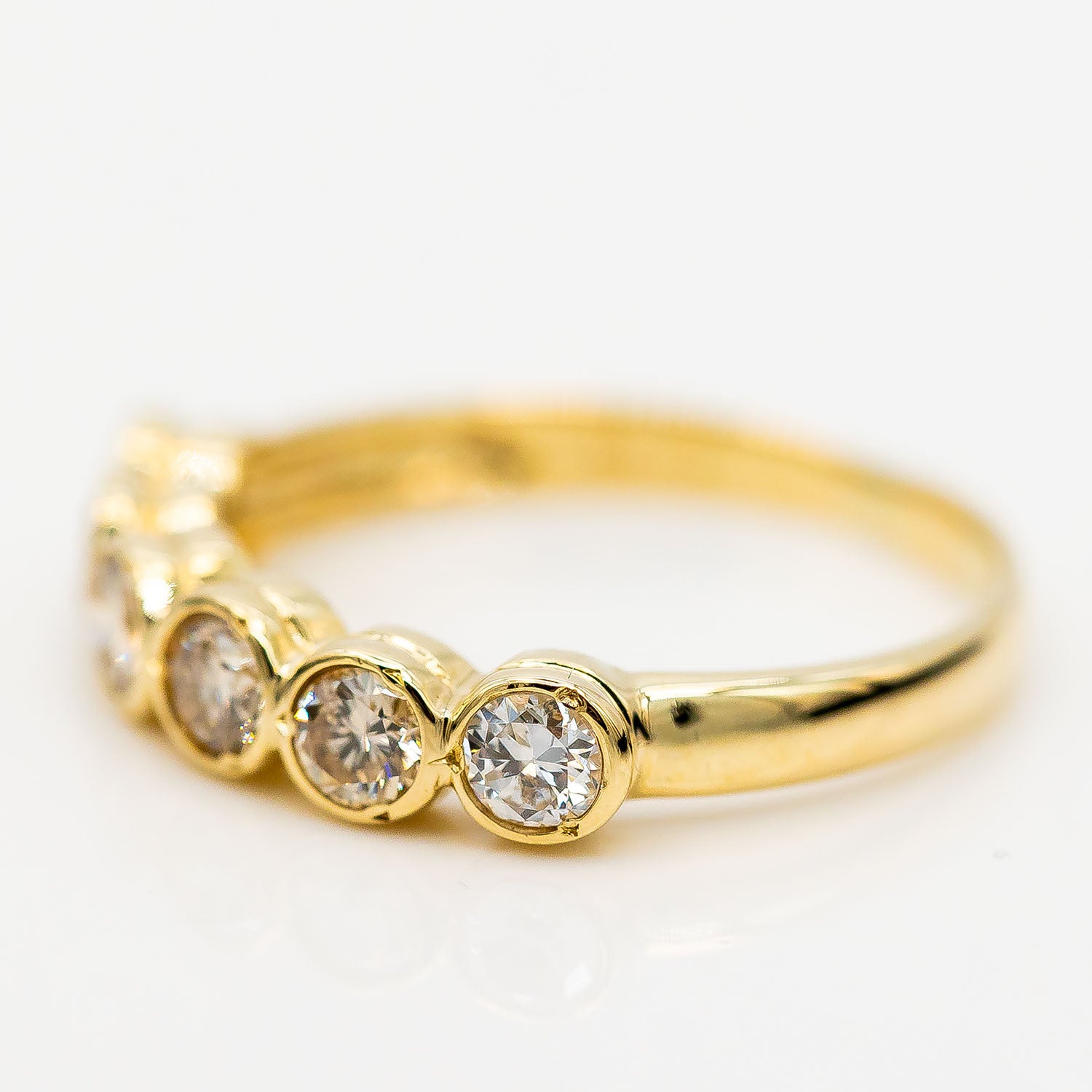 Ring 585/14K Gelbgold Diamant 1,0ct H/SI Gr.61